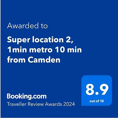 Super Location 2, 1Min Metro 10 Min From Camden Leilighet London Eksteriør bilde