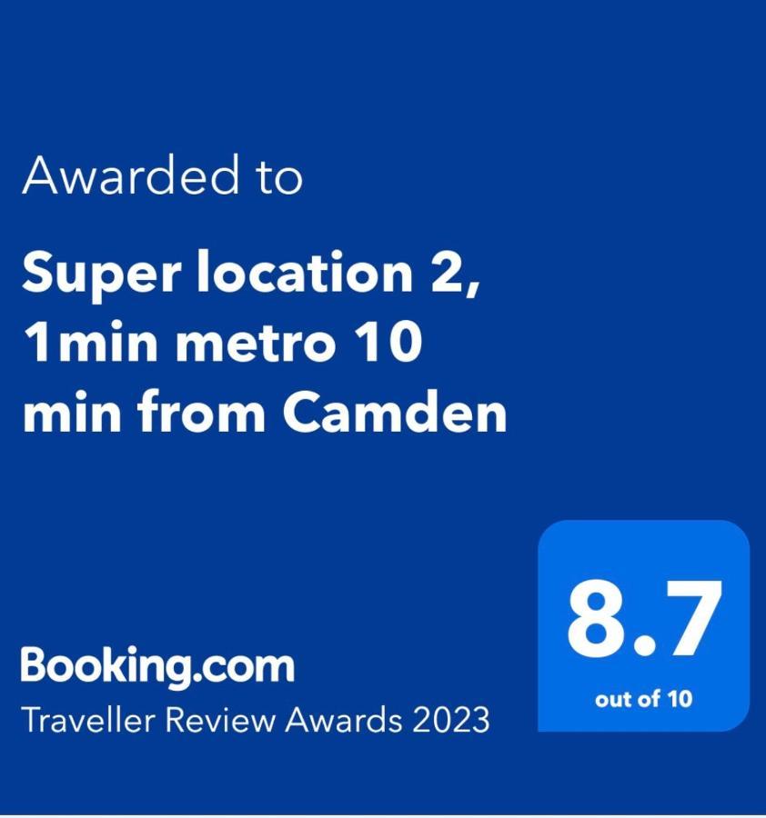 Super Location 2, 1Min Metro 10 Min From Camden Leilighet London Eksteriør bilde