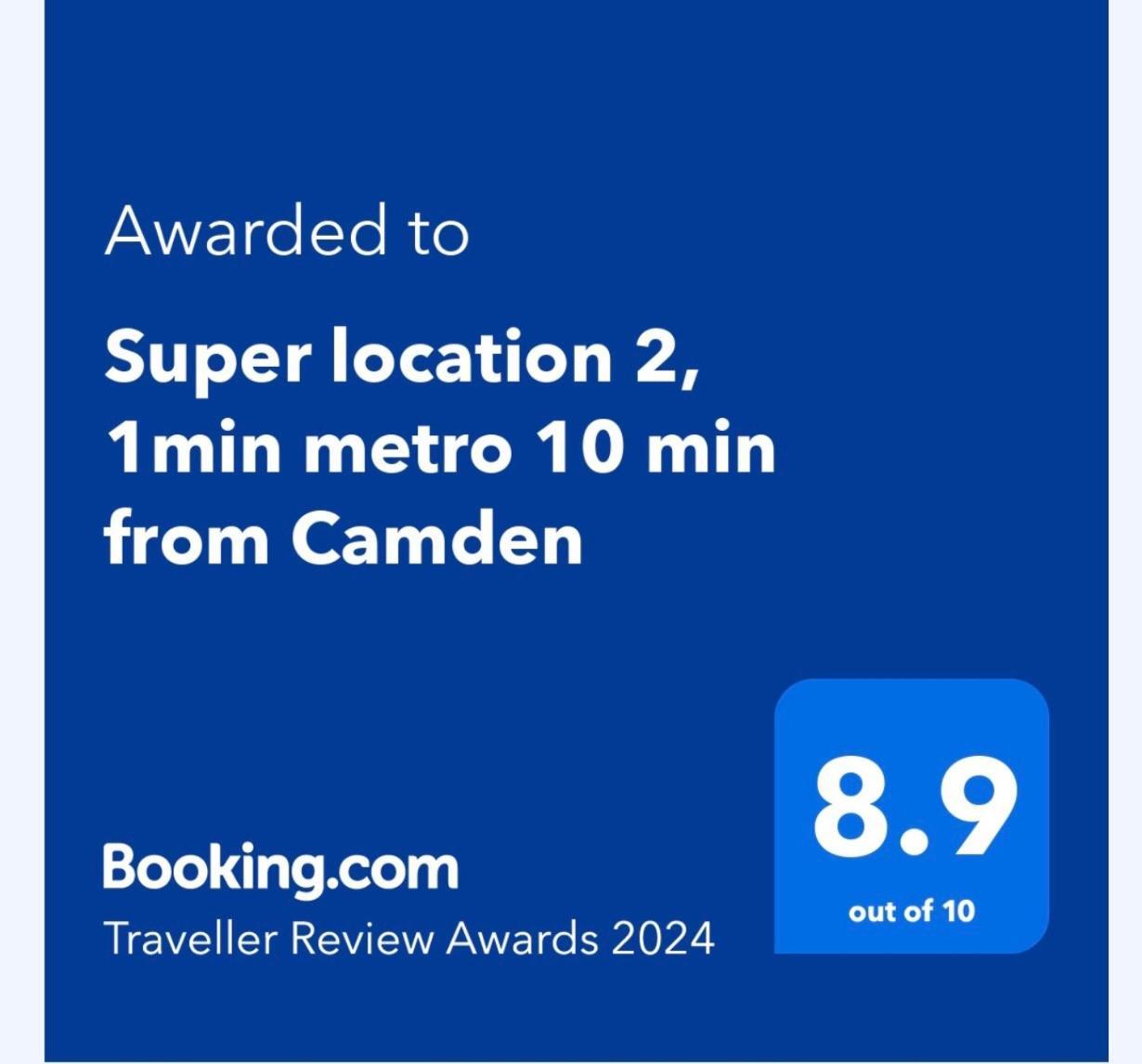 Super Location 2, 1Min Metro 10 Min From Camden Leilighet London Eksteriør bilde